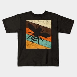 Colourful Retro Bee Kids T-Shirt